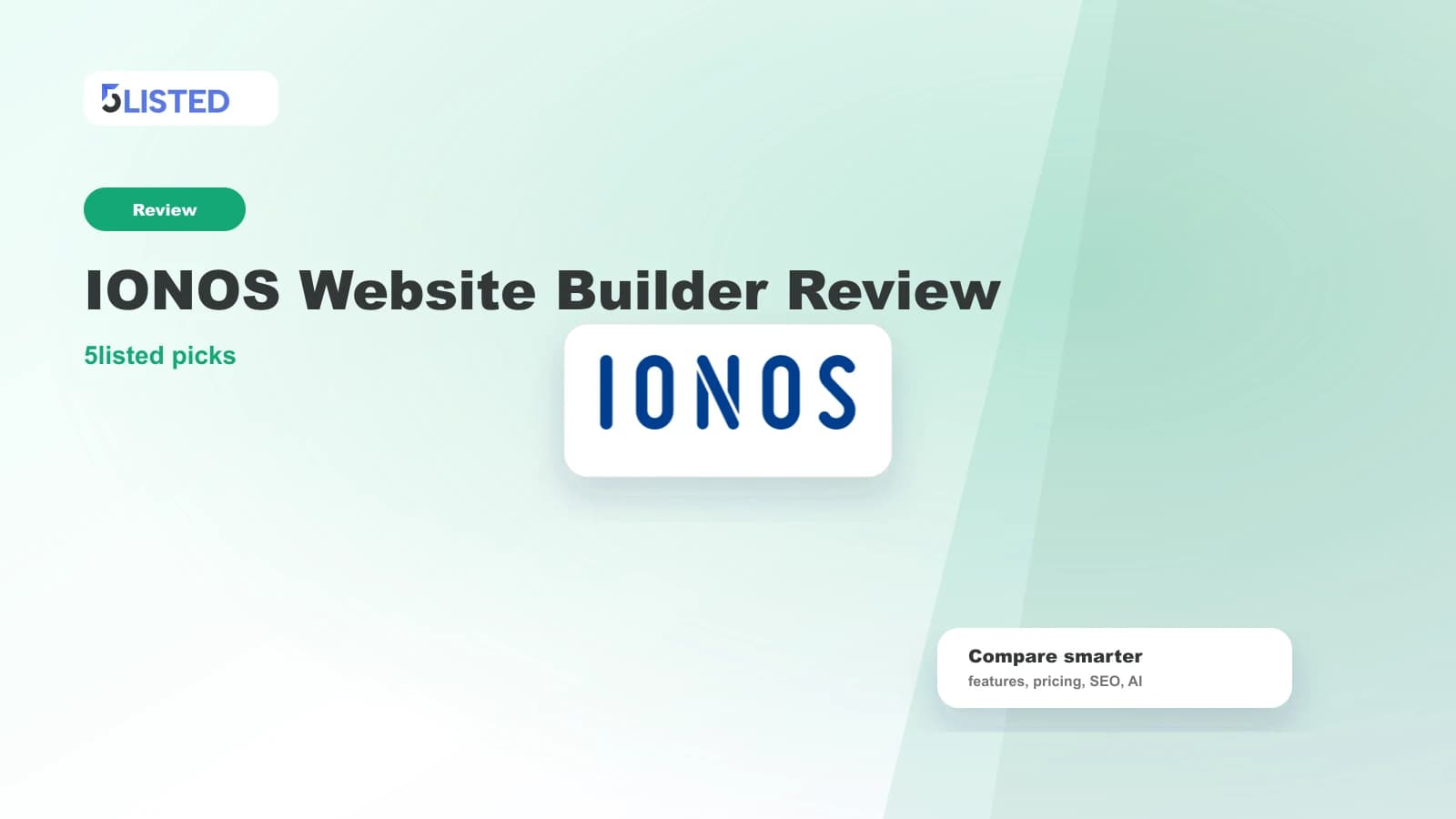 IONOS Website Builder Review 2026: Budget-Friendly Site Creation - 5listed website builder comparison