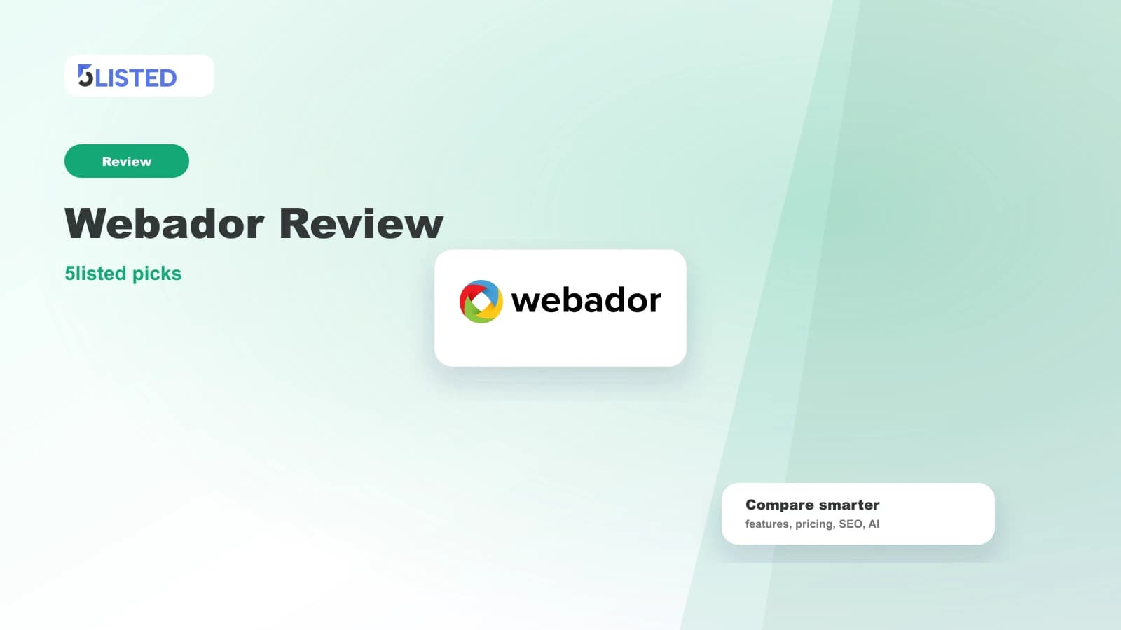 Webador Review 2026: Simple Website Builder for Beginners - 5listed website builder comparison