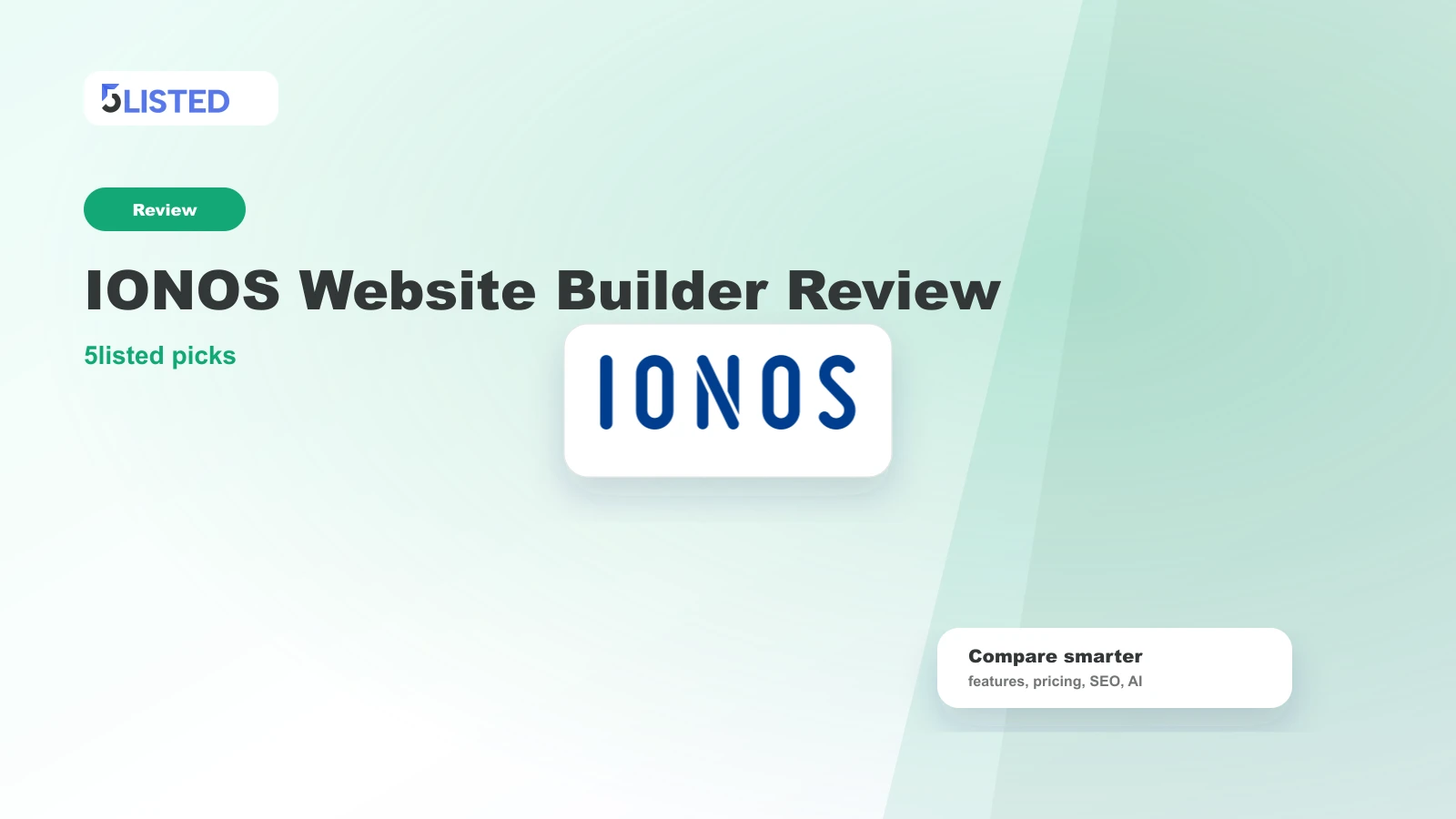 IONOS Website Builder Review 2026: Budget-Friendly Site Creation - 5listed website builder comparison