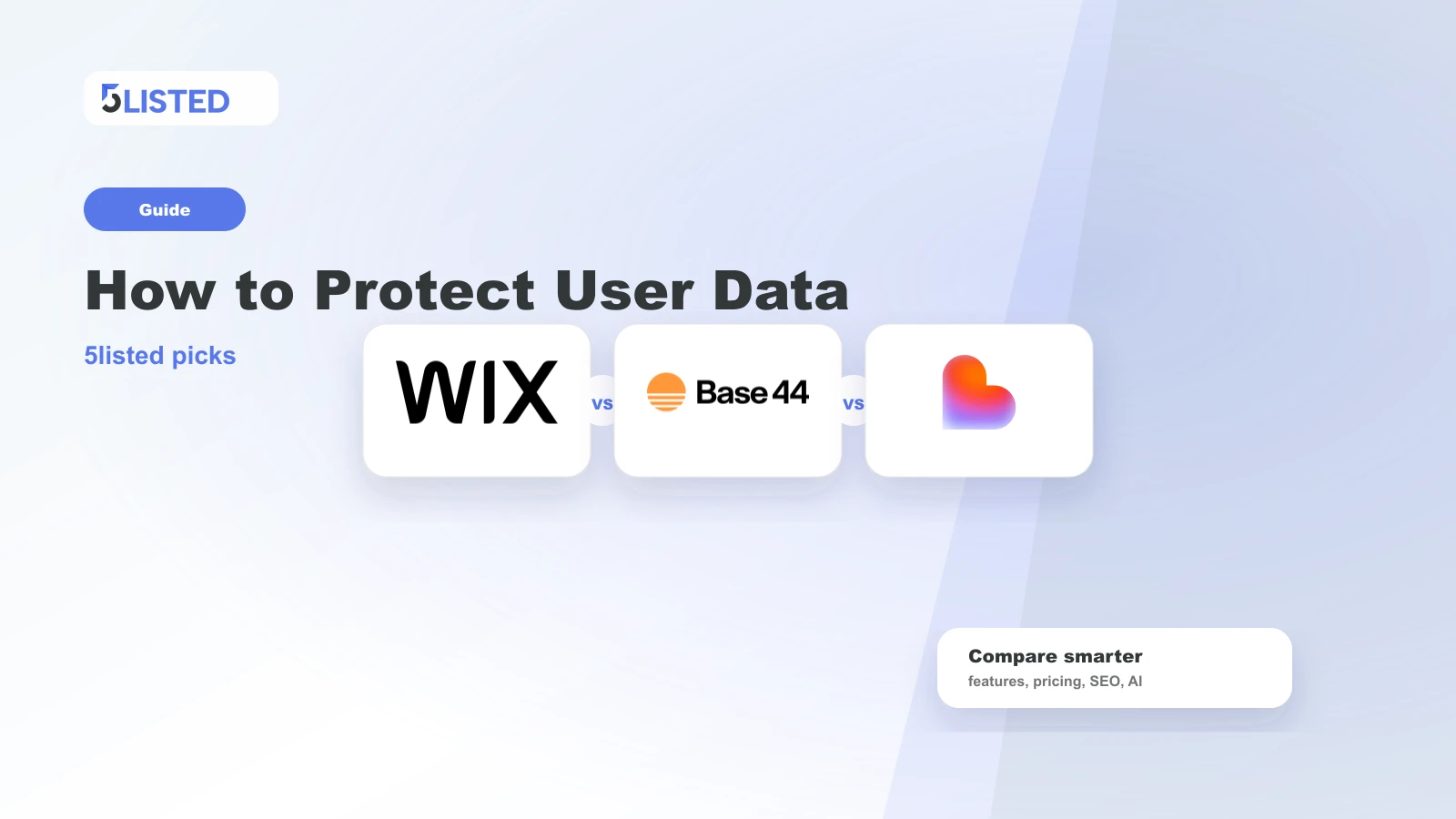 How to Protect User Data in AI-Generated Apps - 5listed website builder comparison