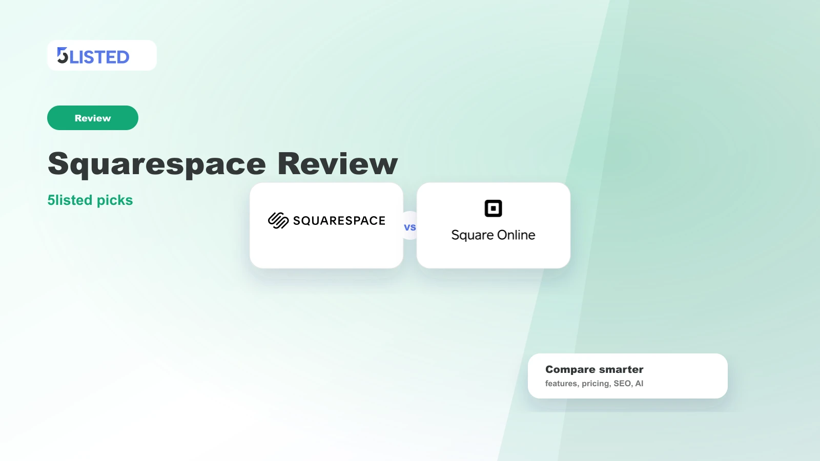 Squarespace Review 2026: Best for Design-Led Websites? - 5listed website builder comparison