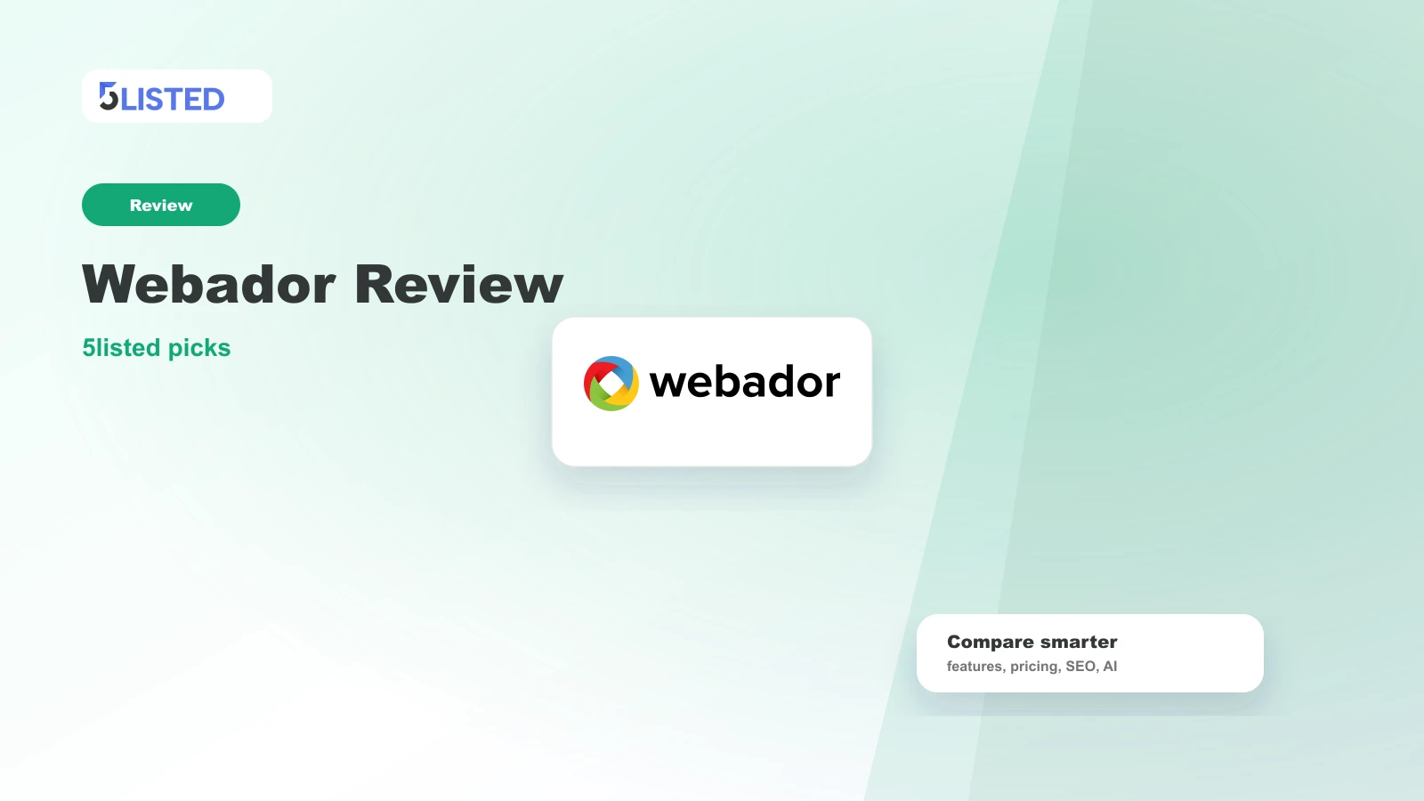 Webador Review 2026: Simple Website Builder for Beginners - 5listed website builder comparison
