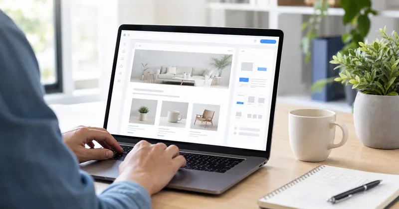 Building a website with a website builder